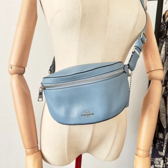 Coach Blue Crossbody Bag - Picture 1 of 3